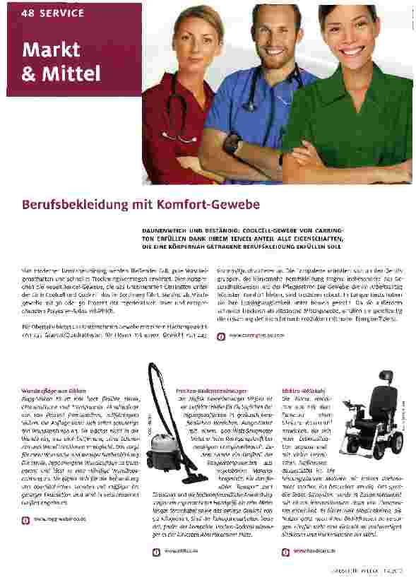 Vorschauseite 1: Berufsbekleidung mit Komfort-Gewebe