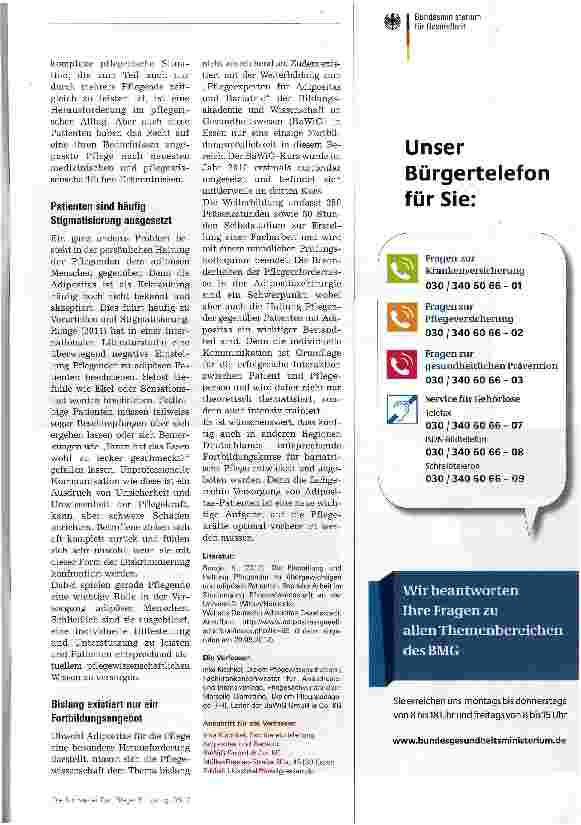 Vorschauseite 4: Übergewichtige Patienten brauchen besondere Pflege