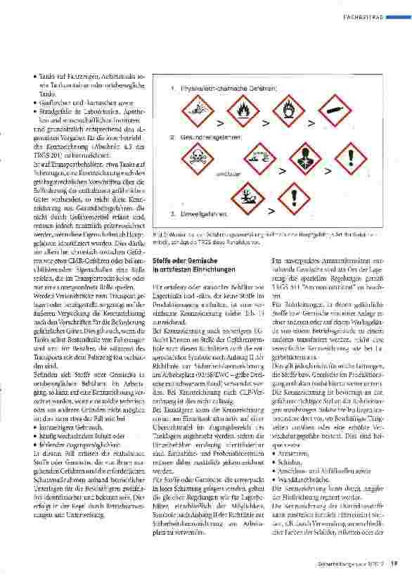 Vorschauseite 4: Innerbetriebliche Kennzeichnung von Gefahrstoffen