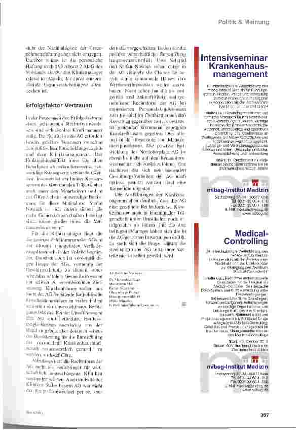 Vorschauseite 4: Segensreiche Entkoppelung