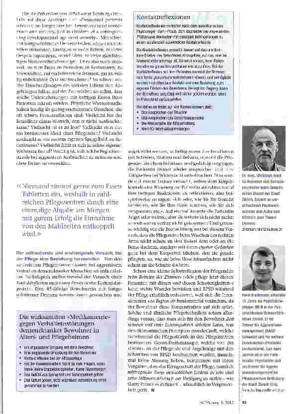 Vorschauseite 3: Schreie und Schläge, Demenz und Gewalt