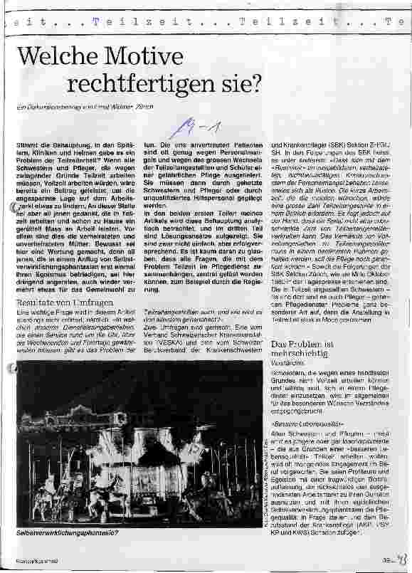 Vorschauseite 1: Welche Motive rechtfertigen sie? Diskussionsbeitrag