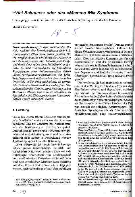 Vorschauseite 1: Viel Schmerz oder das Mamma Mia Syndrom