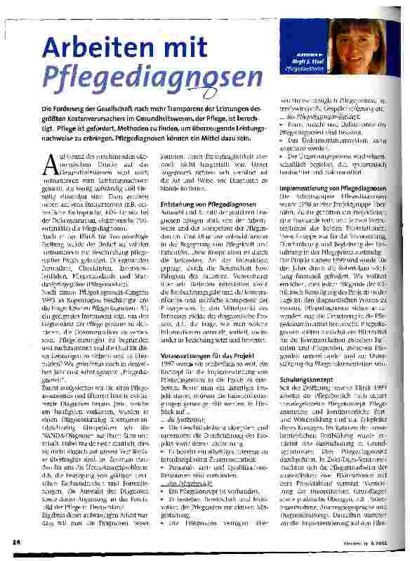 Vorschauseite 1: Arbeiten mit Pflegediagnosen