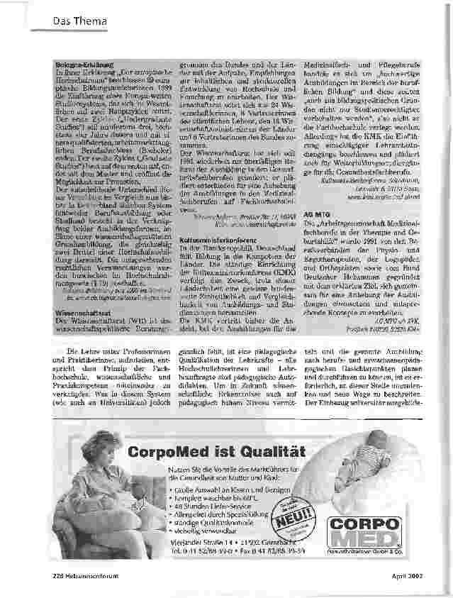 Vorschauseite 2: STRUKTURREFORM DERHEBAMMENAUSBILDUNGDER WEG AN DIE HOCHSCHULE