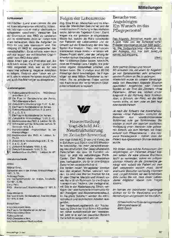 Vorschauseite 6: Rotkreuzdienst für die Krankenschwester nicht mehr attraktiv?