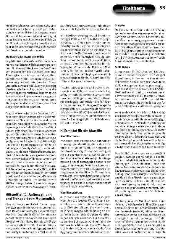 Vorschauseite 2: Stillhilfsmittel