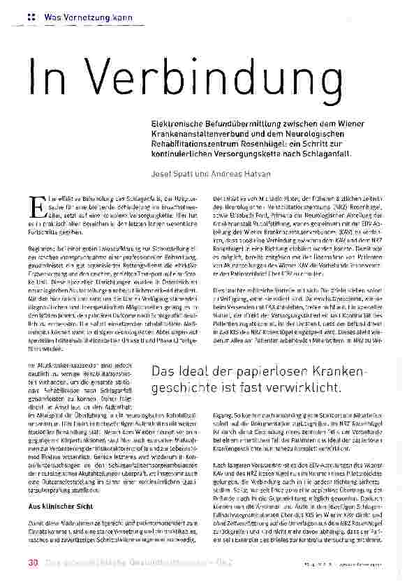Vorschauseite 1: In Verbindung