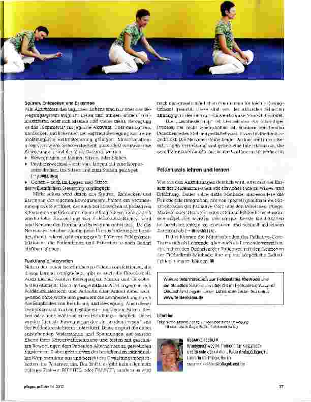 Vorschauseite 3: Feldenkrais - mit dem Körper lernen