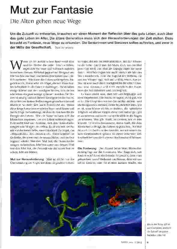 Vorschauseite 1: Mut zur Fantasie