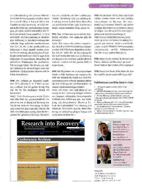 Vorschauseite 5: Recovery