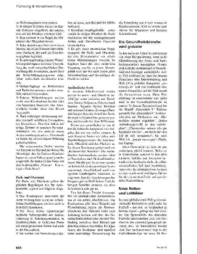 Vorschauseite 3: Wie Kliniken Ärzte gewinnen