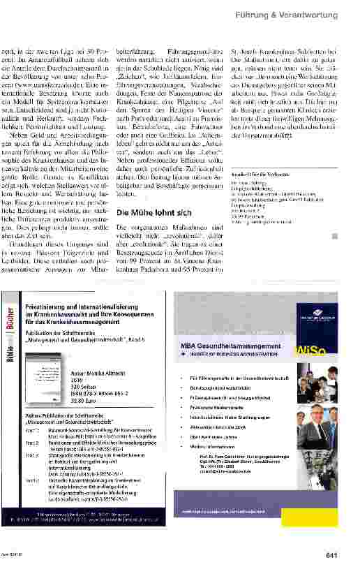 Vorschauseite 4: Wie Kliniken Ärzte gewinnen