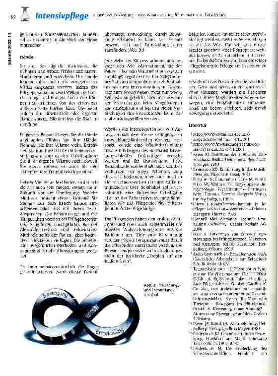 Vorschauseite 4: Bewegung - eine Voraussetzung für menschliche Entwicklung