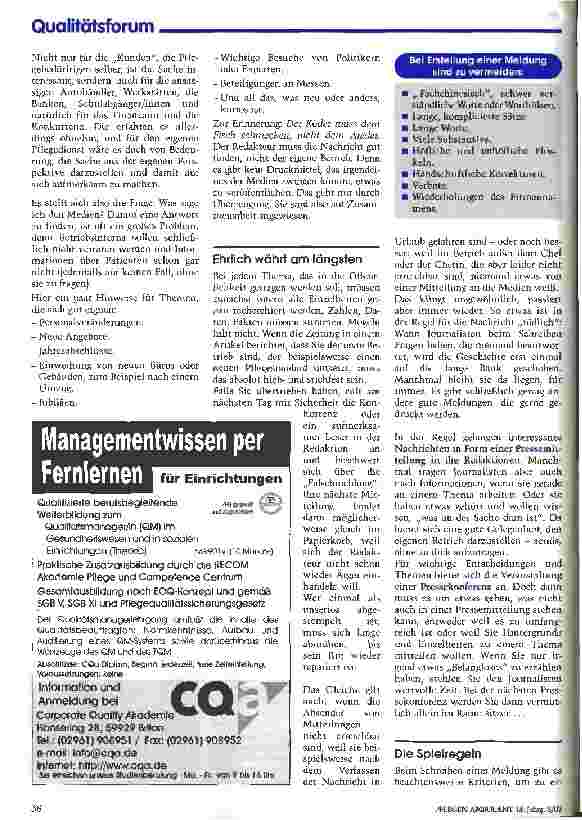 Vorschauseite 3: Tipps und Tricks für effektive Pressearbeit