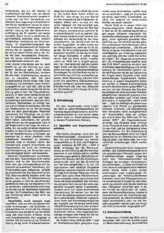 Vorschauseite 3: Die Haftung wegen Organisationsfehlern im medizinisch-pflegerischen Bereich, dargestellt am zivilrechtlichen Haftungssystem