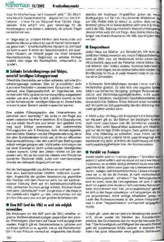 Vorschauseite 4: Die Zukunft der öffentlichen Krankenhäuser
