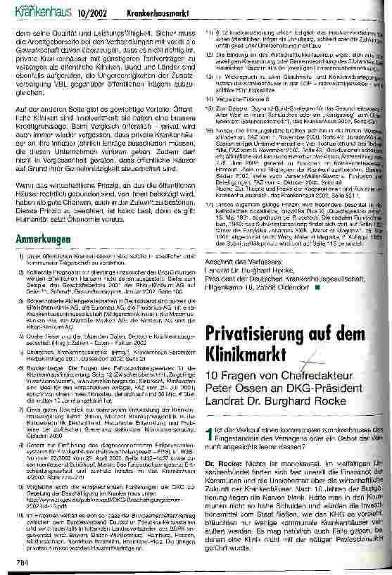 Vorschauseite 6: Die Zukunft der öffentlichen Krankenhäuser