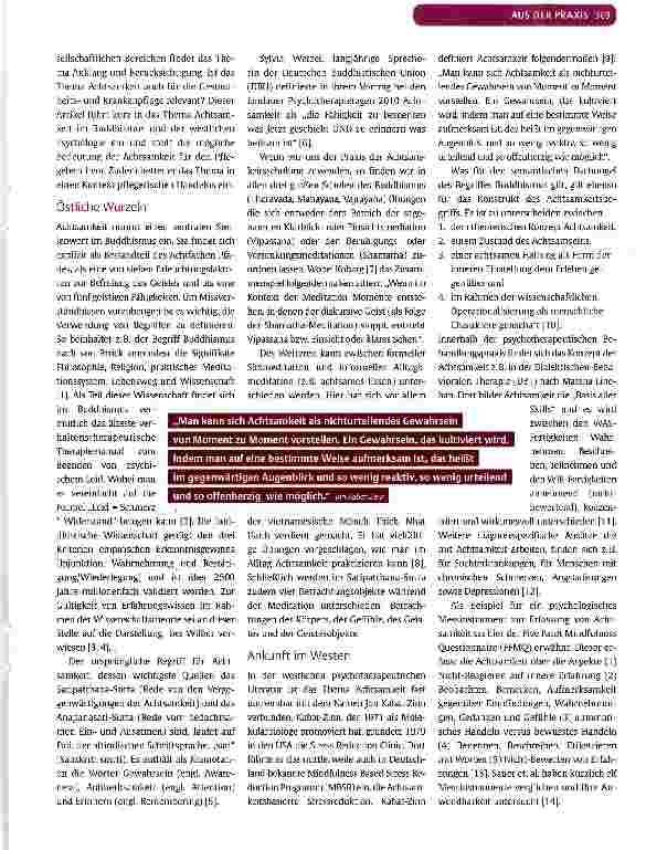 Vorschauseite 2: Warum die Pflegende der Zukunft eine Meditierende sein wird