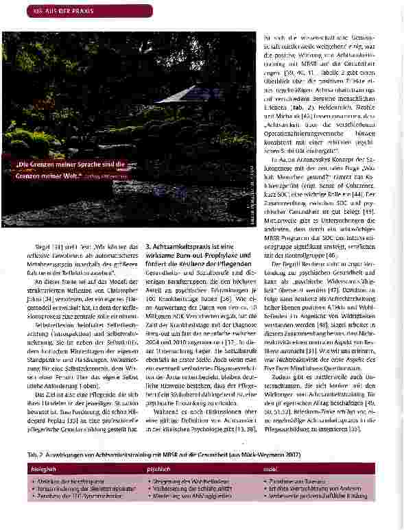 Vorschauseite 5: Warum die Pflegende der Zukunft eine Meditierende sein wird