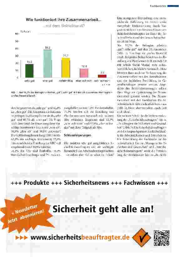 Vorschauseite 2: Sicherheitsbeauftragte - das unbekannte Wesen?