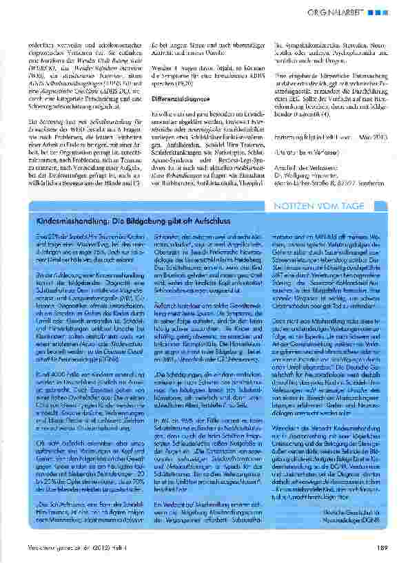 Vorschauseite 4: ADHS als Begutachtungsproblem bei Erwachsenen