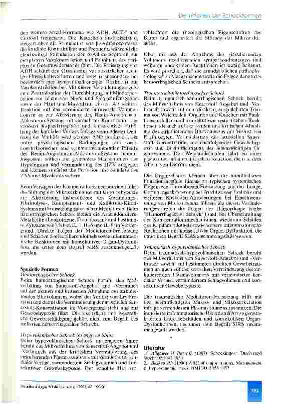 Vorschauseite 4: Die Definition der Schockformen