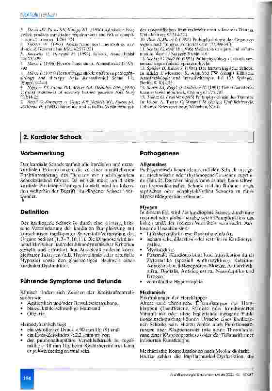 Vorschauseite 5: Die Definition der Schockformen