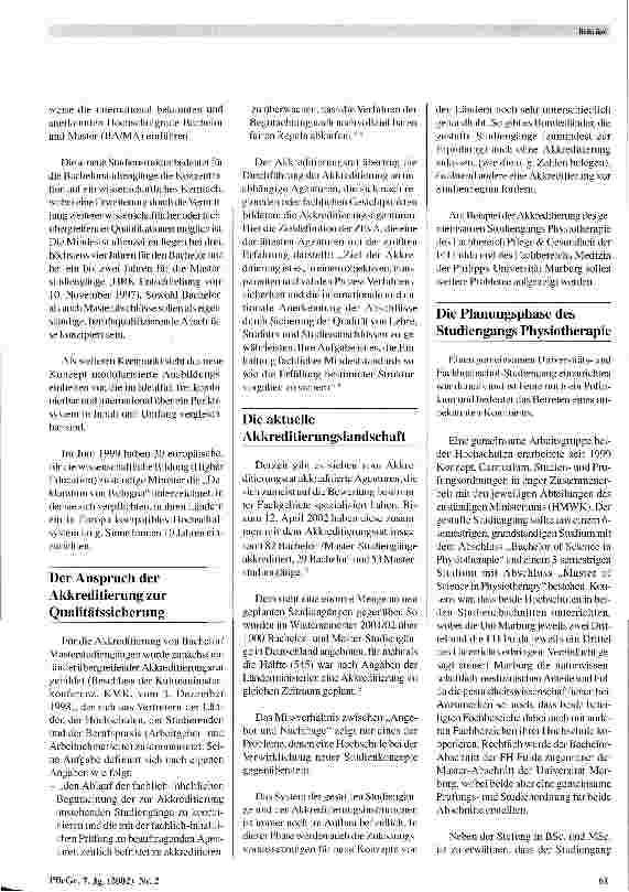 Vorschauseite 2: Anspruch und Wirklichkeit Erfahrungen mit einem Akkreditierungsverfahren