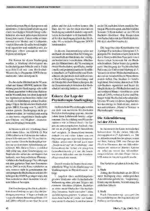 Vorschauseite 3: Anspruch und Wirklichkeit Erfahrungen mit einem Akkreditierungsverfahren