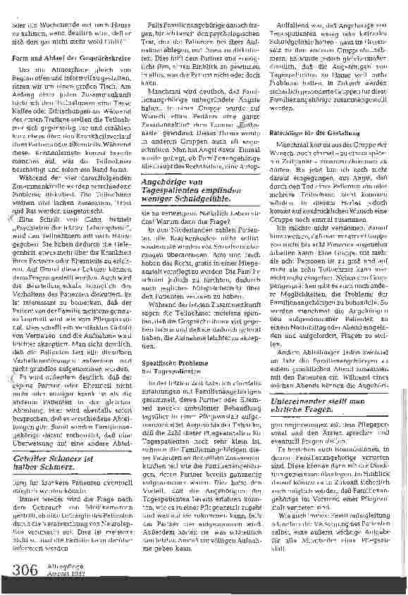 Vorschauseite 2: Gruppengespräche mit Angehörigen gerontopsychiatrischer Patienten