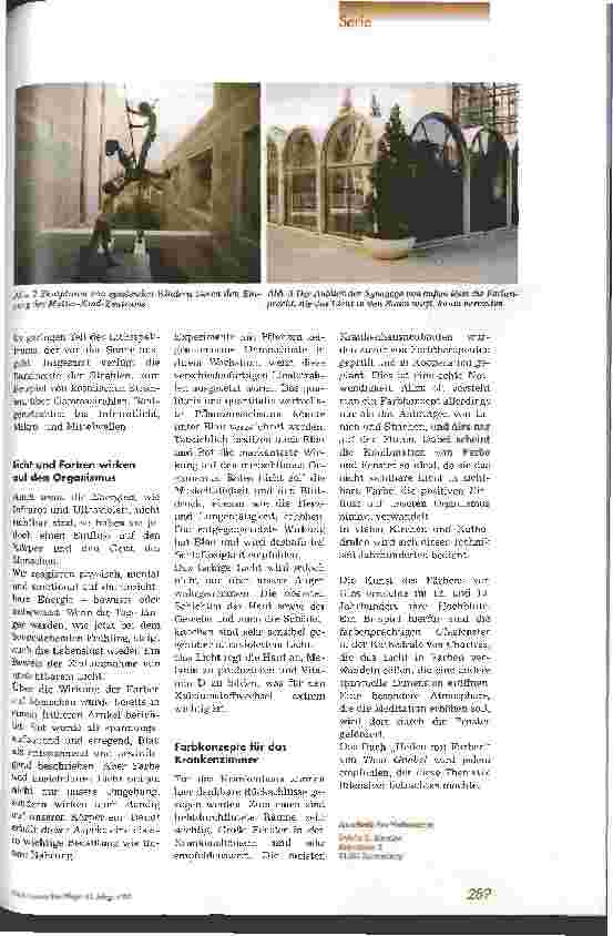 Vorschauseite 2: Kunstschatz in israelischer Klinik