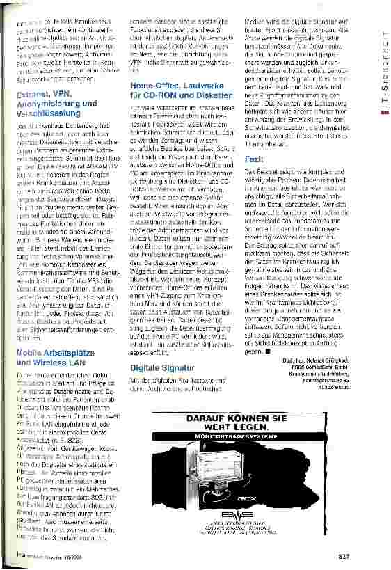 Vorschauseite 5: Informationen sind Firmenkapital Datensicherung im Berliner Krankenhaus Lichtenberg - ein Praxisbericht