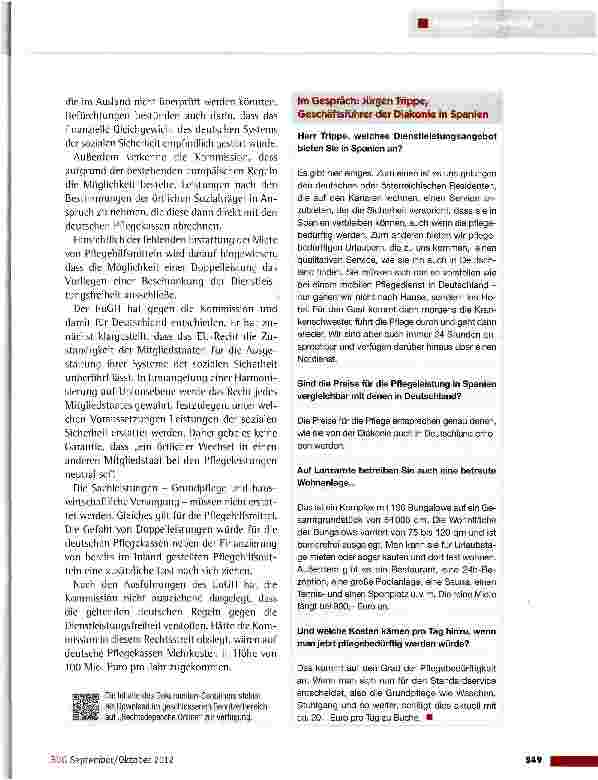Vorschauseite 2: Pflege unter der Sonne