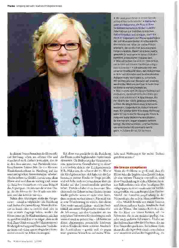 Vorschauseite 3: Zwischen Machbarkeit und Demut -Entscheidungen am Rande der Lebensfähigkeit