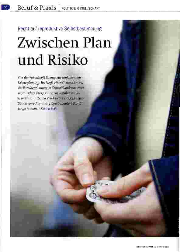 Vorschauseite 1: Zwischen Plan und Risiko