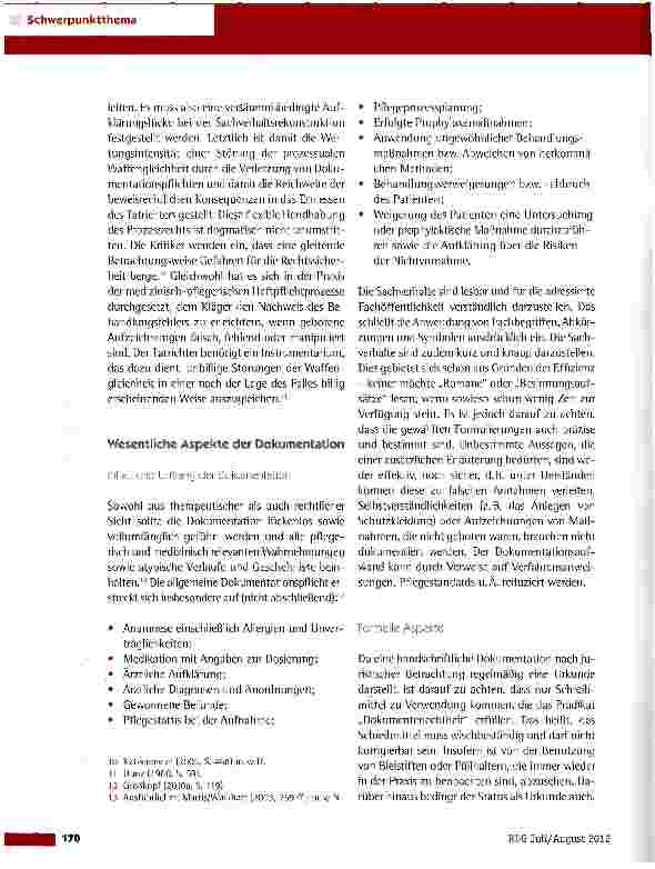 Vorschauseite 3: Grundzüge der medizinischen und pflegerischen Dokumentation