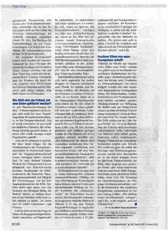 Vorschauseite 2: Erschütterndes Maß an Manipulation