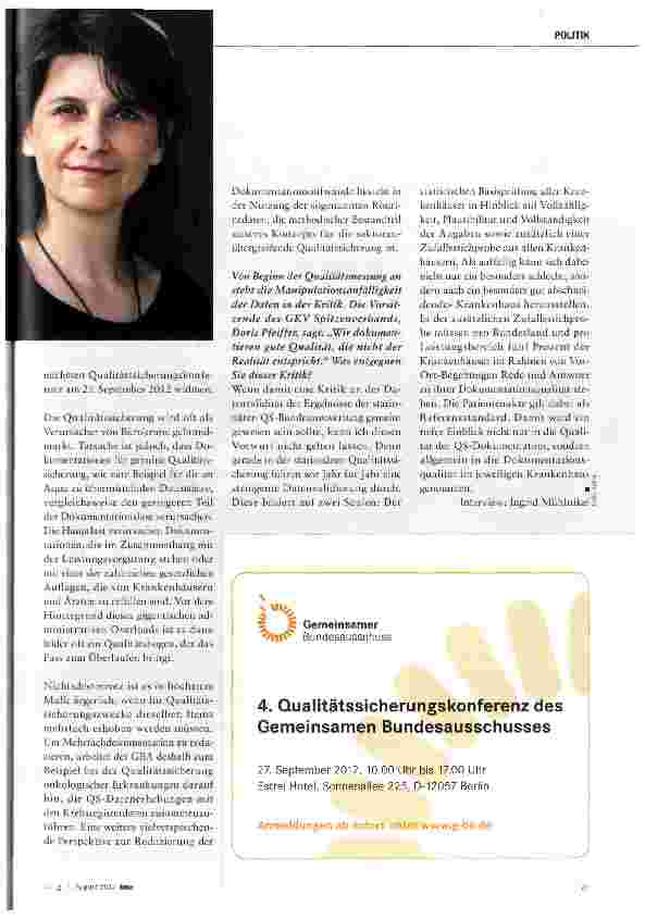 Vorschauseite 2: Ein Qualitätsbogen bringt das Fass zum Überlaufen