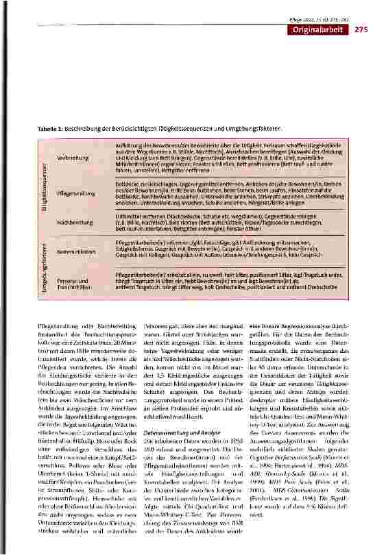 Vorschauseite 5: Zeitliche und strukturelle Unterschiede in der Pflege adipöser und nicht-adipöser Bewohner(innen) vollstationärer Pflegeeinrichtungen