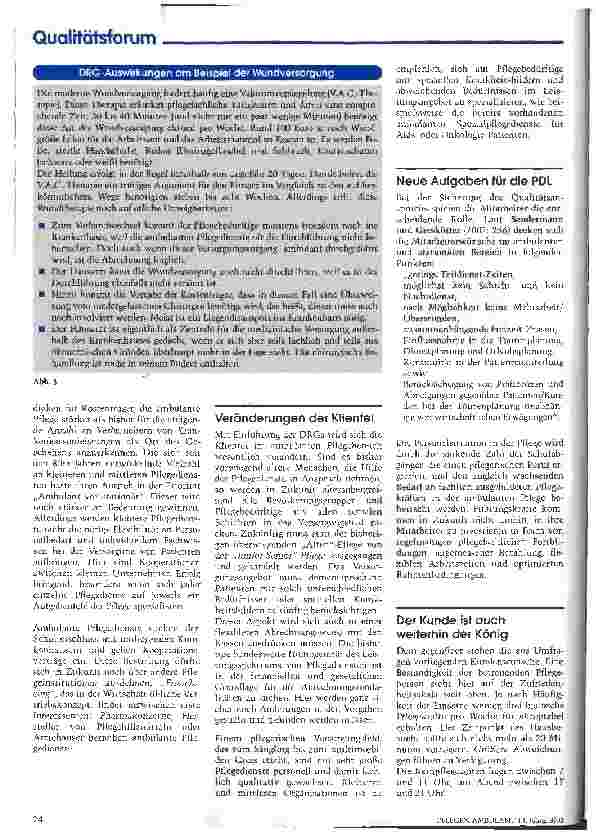 Vorschauseite 4: Herausforderungen für die Pflege stehen vor der Tür