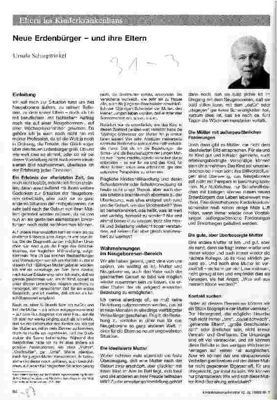 Vorschauseite 1: Neue Erdenbürger - und ihre Eltern