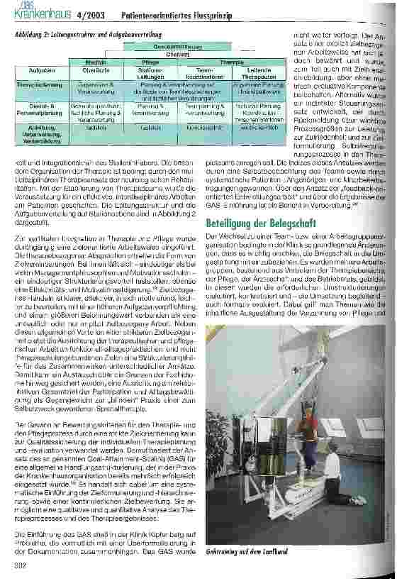 Vorschauseite 6: Einführung des patientenorientierten Flussprinzips in der Neurologischen Rehabilitation