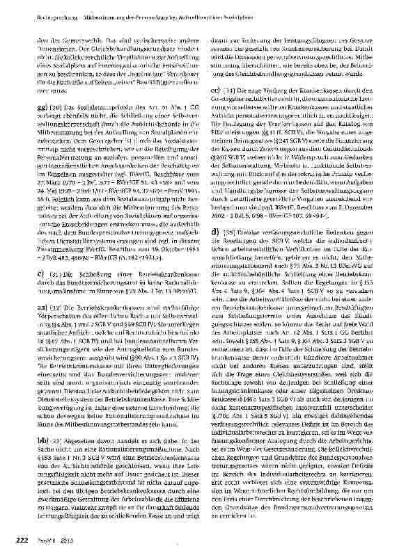 Vorschauseite 4: Mitbestimmung des Personalrats bei Aufstellung eines Sozialplans