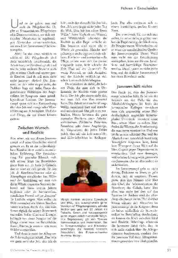 Vorschauseite 2: Raus aus dem Jammersumpf