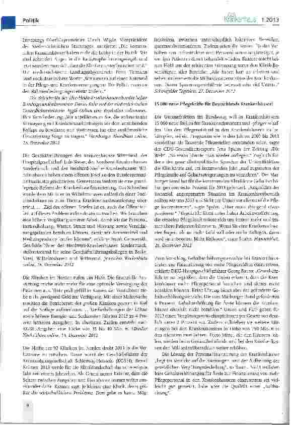 Vorschauseite 4: Jahr der Wahlen 2013