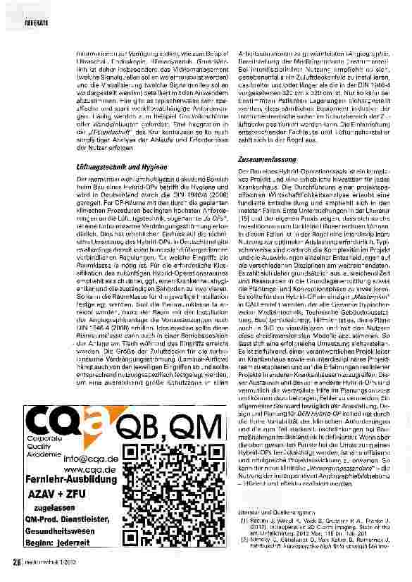 Vorschauseite 5: Der Hybrid-OP: Gibt es bereits einen Standard?