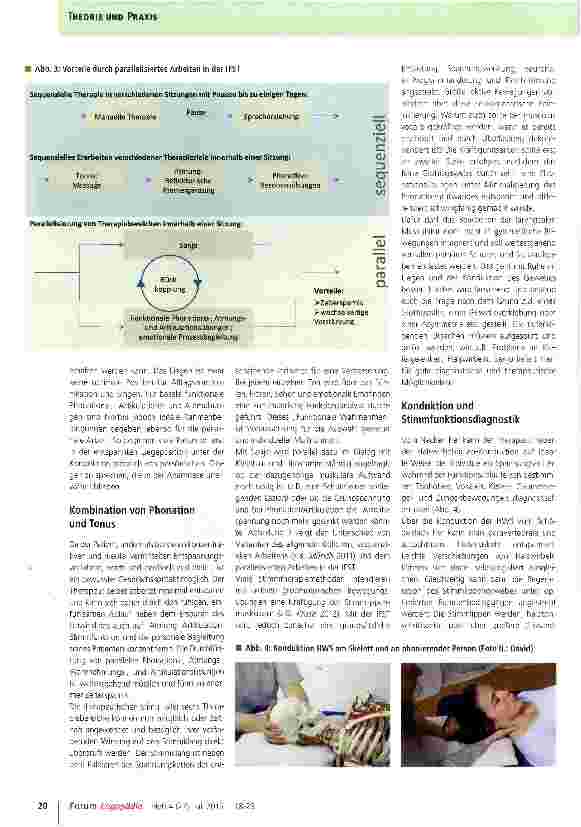 Vorschauseite 3: Konduktive Körperarbeit Sanjo in der Integral-Funktionalen Stimmtherapie