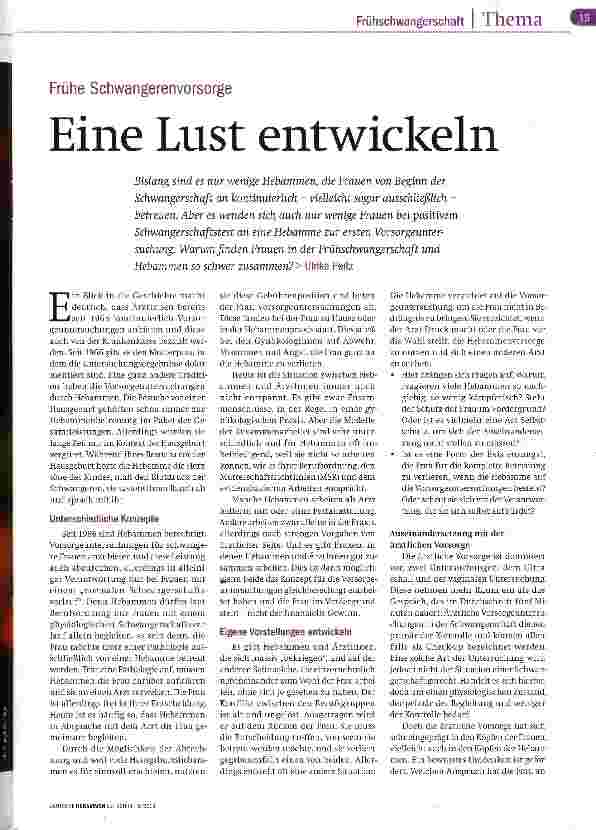 Vorschauseite 1: Eine Lust entwickeln