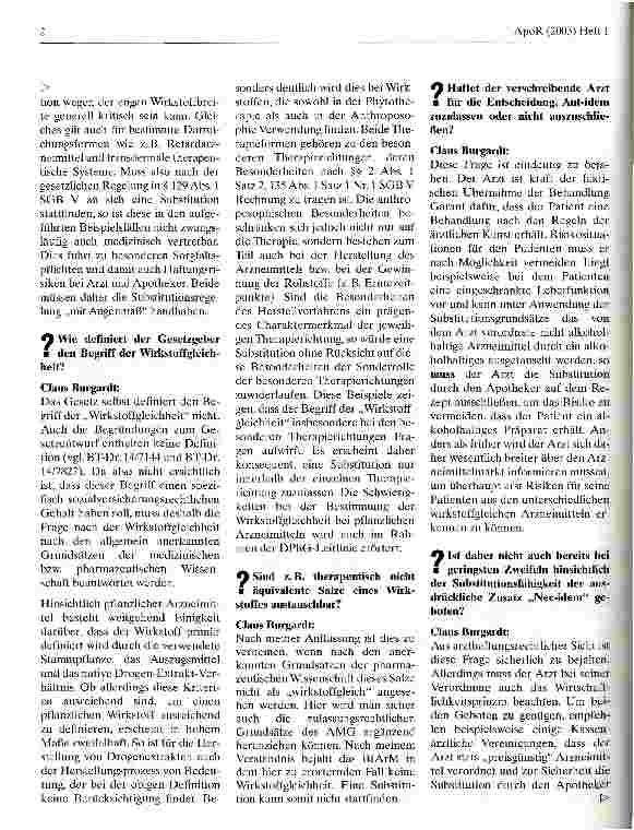 Vorschauseite 2: Risiken der Aut-idem-Regelung für alle Beteiligten